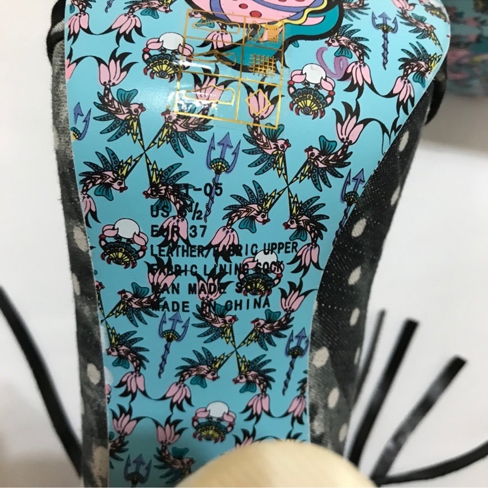 IRREGULAR CHOICE Women's Milkshake Mush Heels Pumps Size US 6.5 / EU 37 - Picture 8 of 14